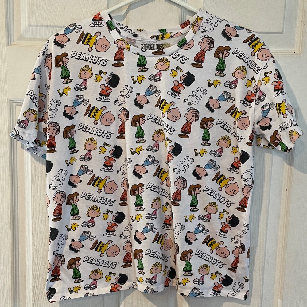 Peanuts Print Kids Short-Sleeve Tee - White